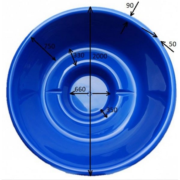 SAVO Hot Tub 1500l Badefass mit Fiberglas-Einsatz inkl. integr. Ofen