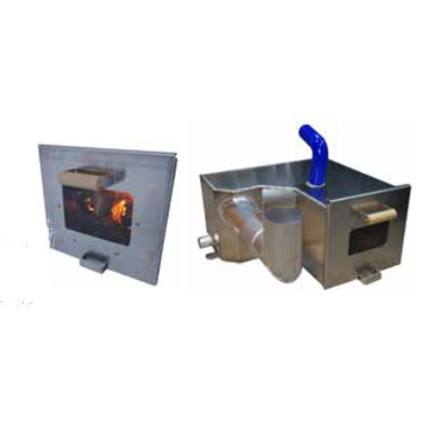 SAVO Hot Tub 1500l Badefass mit Fiberglas-Einsatz inkl. integr. Ofen