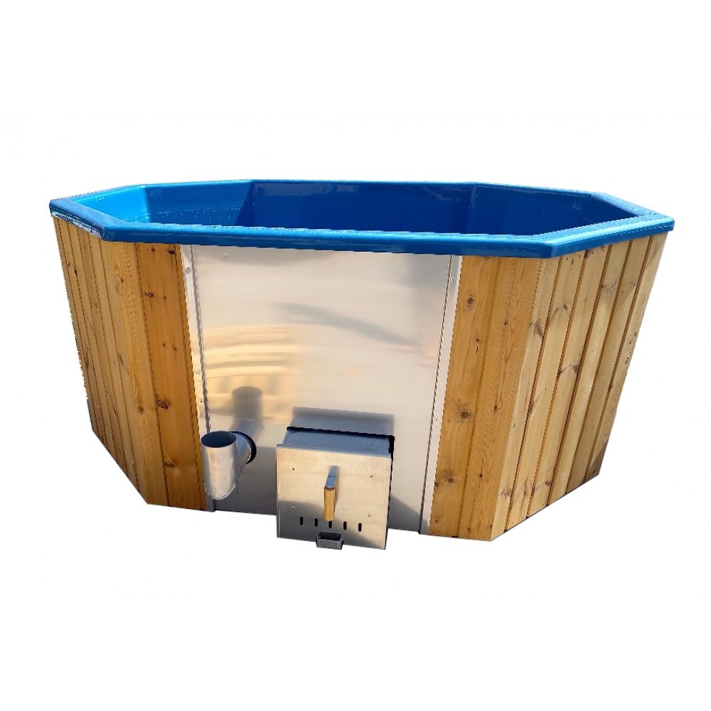 SAVO Hot Tub 1600l Badefass mit Fiberglas-Einsatz