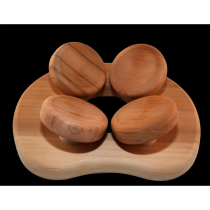 Sauna - Kopfstützen 4-Punkt Kopfauflage Red Cedar
