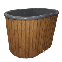 SAVO Eisbad inkl. Kälte(-und Wärme)Pumpe zur Kühlung - Tauchbecken 600l mit Fiberglas-Einsatz