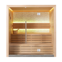 SAVO Hemlock Sauna Flat 200x160 ohne Ofen