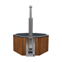 SAVO Hot Tub 2250l Badefass mit Fiberglas-Einsatz inkl. Ofen