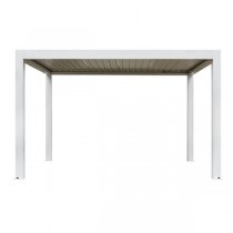 SAVO Pergola P8-3A extreme weiß 3x4m elektrisch