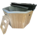 SAVO Hot Tub 1200l Badefass mit Fiberglas-Einsatz