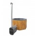 SAVO Hot Tub 1200l Badefass mit Fiberglas-Einsatz