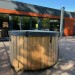 SAVO Hot Tub 1400l Badefass mit Fiberglas-Einsatz inkl. integr. Ofen