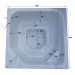 SAVO Hot Tub 1650l Badefass mit Fiberglas-Einsatz inkl. integr. Ofen